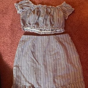 2 piece skirt & top